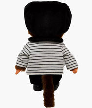 Load image into Gallery viewer, Monchhichi - Striped Jacket Beret Boy Plush Doll
