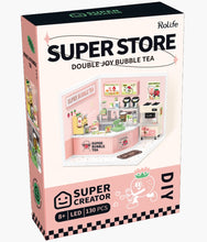 Load image into Gallery viewer, Rolife - Double Joy Bubble Tea DIY Miniature House Kit
