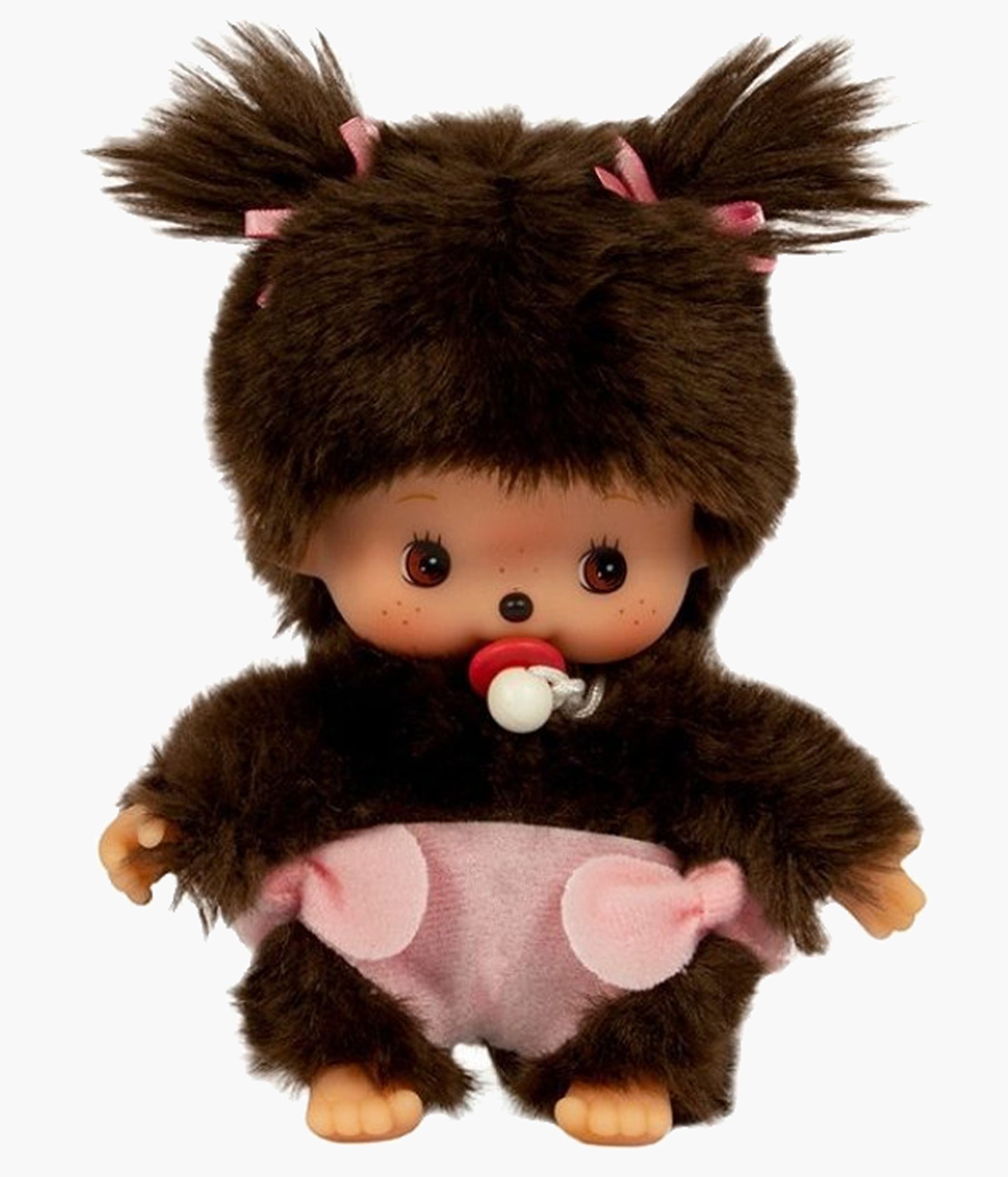 Monchhichi Amazon.com: 約7cm ブラウン人形 Bebichhichi Classic Europe Girl - Toy Plush Bebichhichi キーホルダー・アクリルキーホルダー