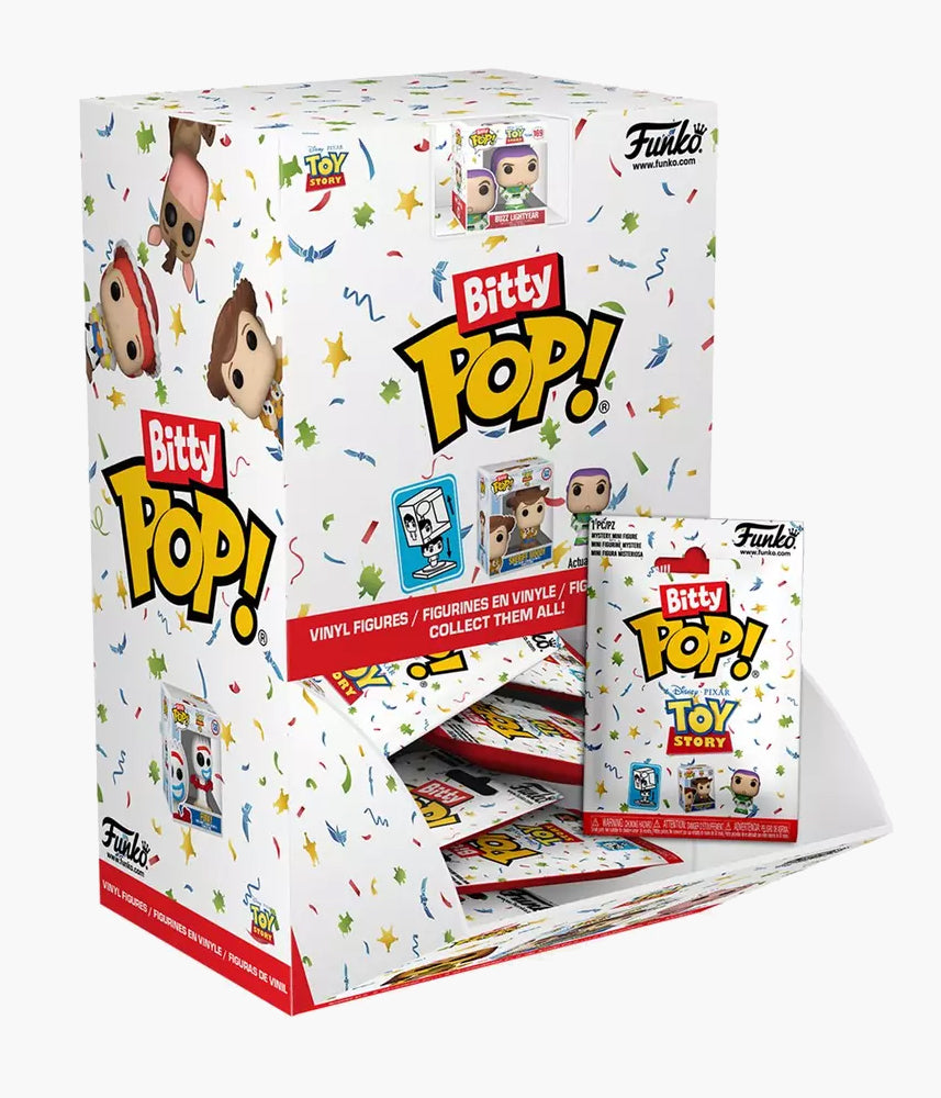 Funko Bitty Pop! 4 Pack: Disney Pixar Toy Story - Forky, Woody, Gabby Gabby | Merchandising Oficial de Cartoon/Animation - Mini Figuras de 2,2 cm con Expositor - Decoración de Tartas y