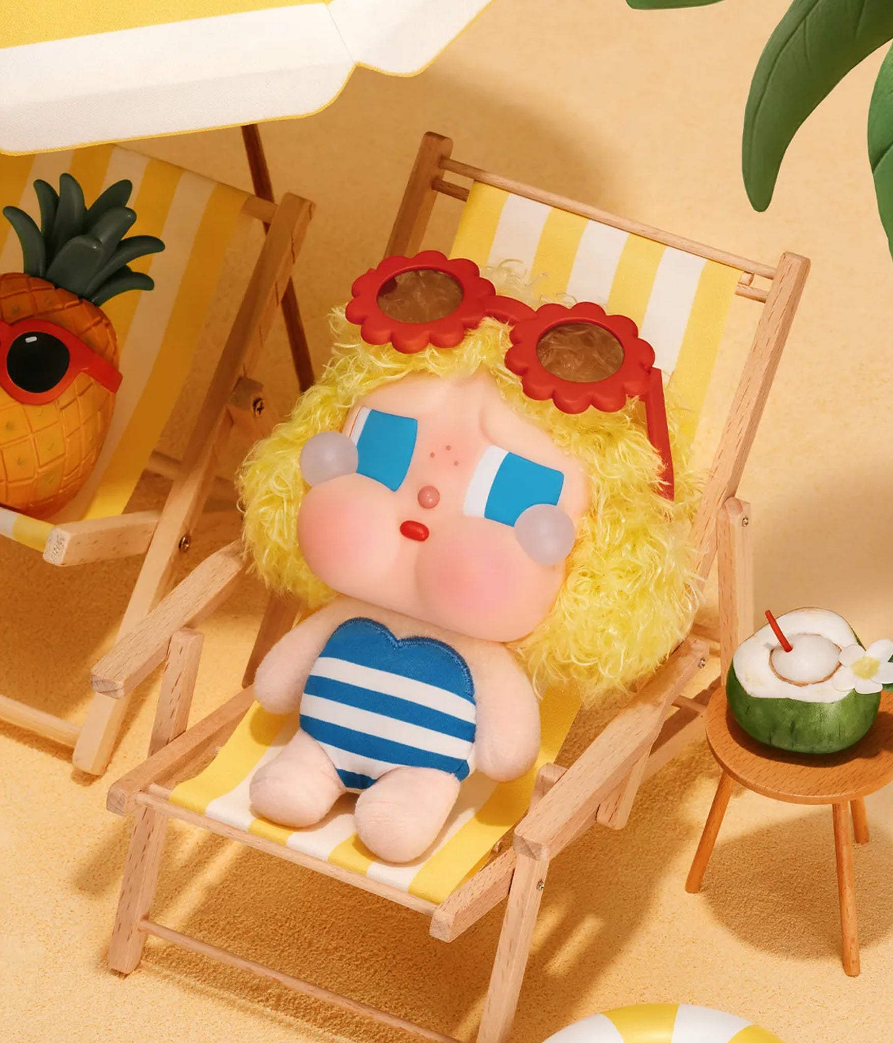 Crybaby - Vacation Mode On Series Plush Pendant - Blind Box