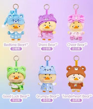 Load image into Gallery viewer, Care Bear X UpsetDuck - Be Rainbow Duck - Plush Keychain Blind Box
