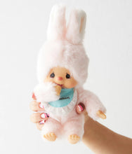 Load image into Gallery viewer, Monchhichi - Chimutan Pink Bunny - 9 Inch Plush
