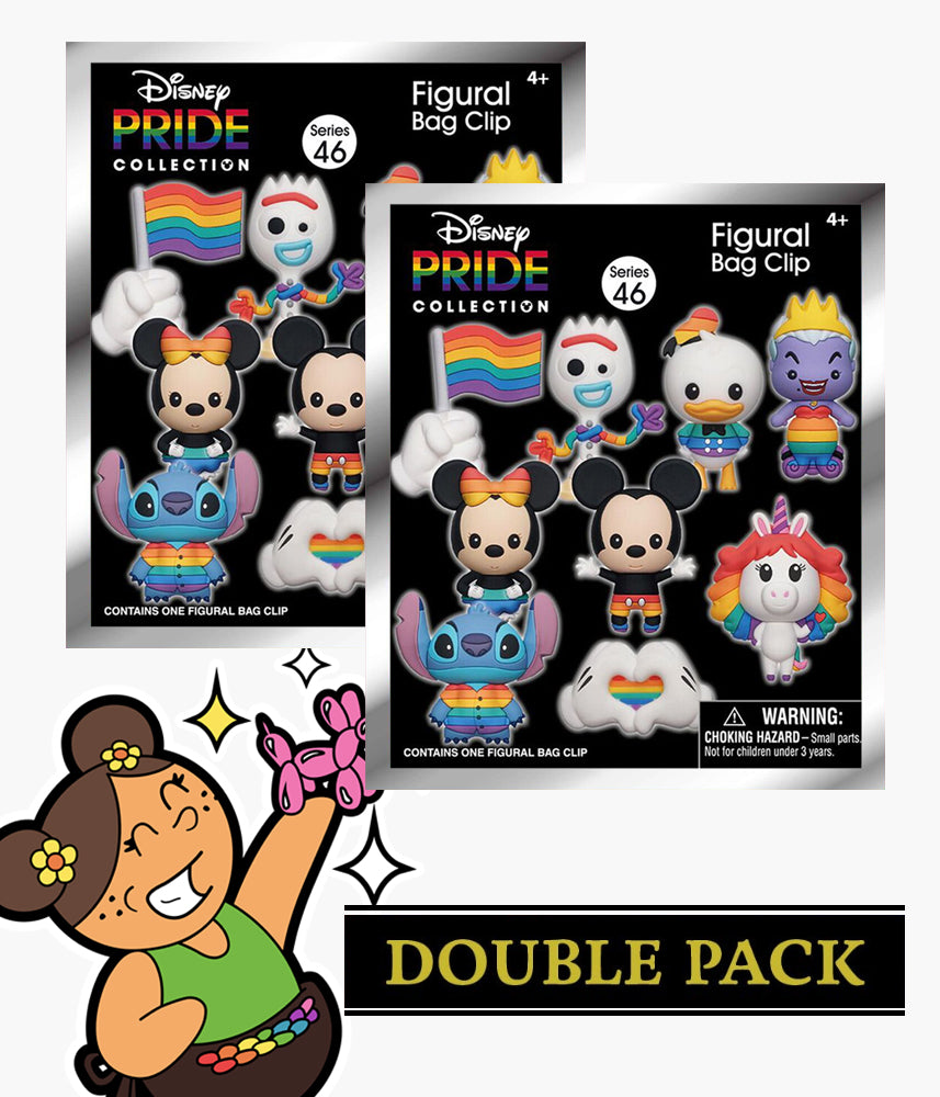Disney - Series 46 - Pride Collection - 3D Foam Bag Clip – Pickaparty