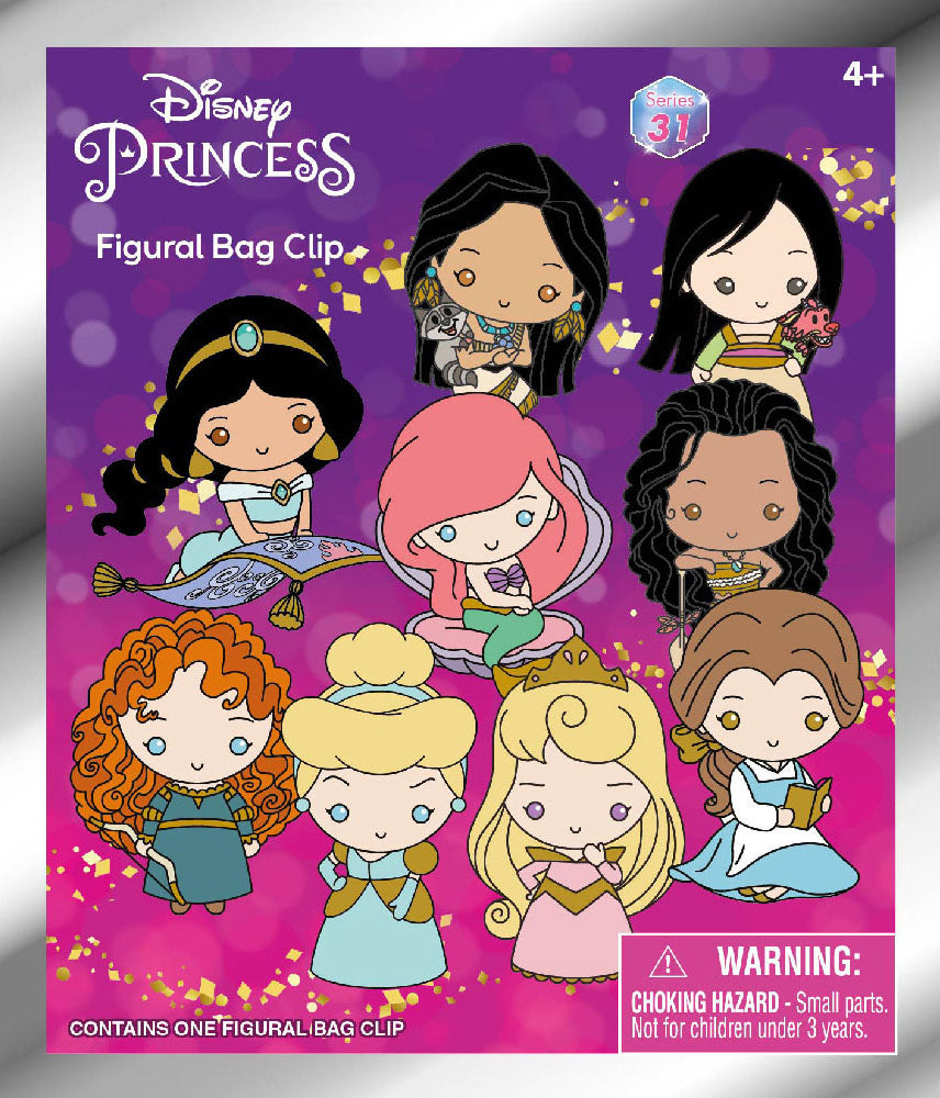 Disney - Series 31 - Ultimate Princess Celebration - 3D Foam Bag Clip