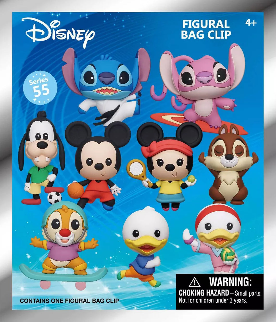 Disney Sports - 3D Foam Bag Clips