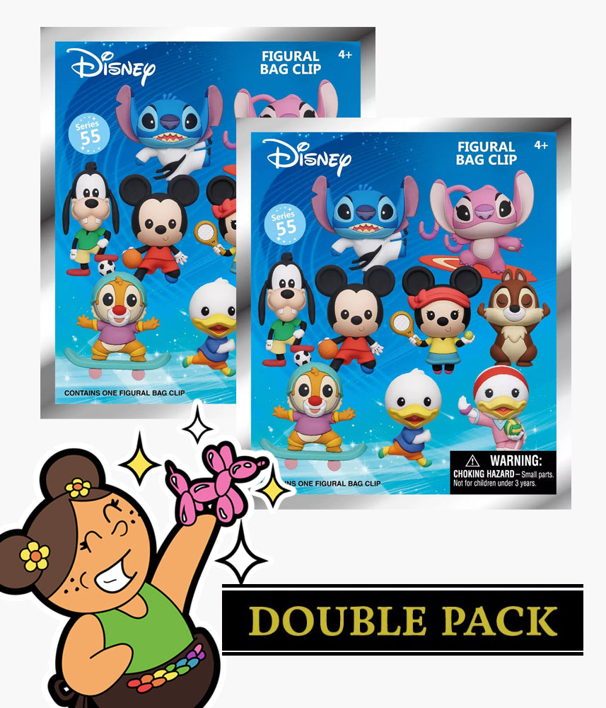 Disney Sports - 3D Foam Bag Clips – Pickaparty