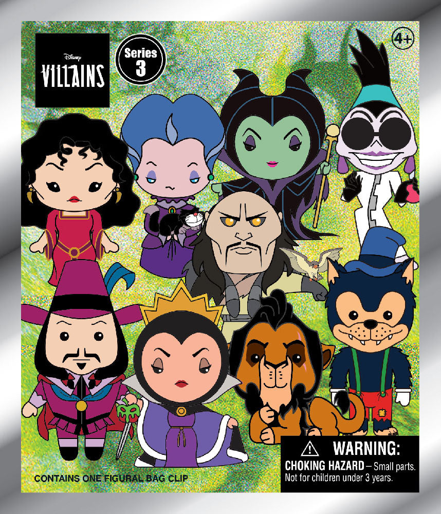 Disney Villains - Series 3 - 3D Foam Bag Clip