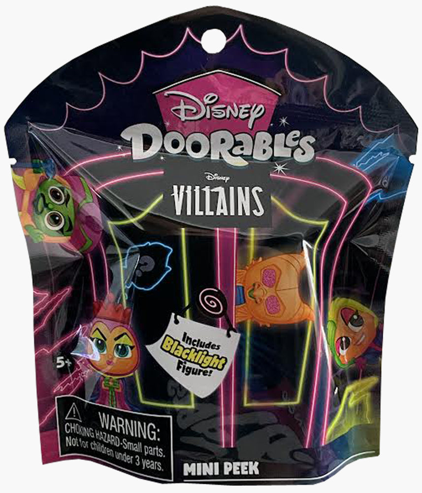 Disney Doorables - Mini Peek - Villians (Blacklight)