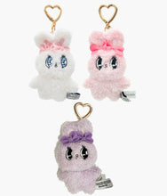 Load image into Gallery viewer, Esther Bunny Mini Plush Keychain
