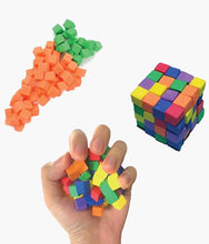 Load image into Gallery viewer, FidlBitz® - Revolutionary Cubes That Stick Together, But Not Sticky! - Bag of Bitz (Assorted Colors)
