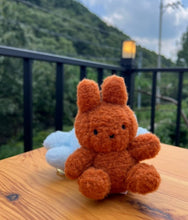 Load image into Gallery viewer, Miffy - Fluffy Soft Plush Keychain - Brown
