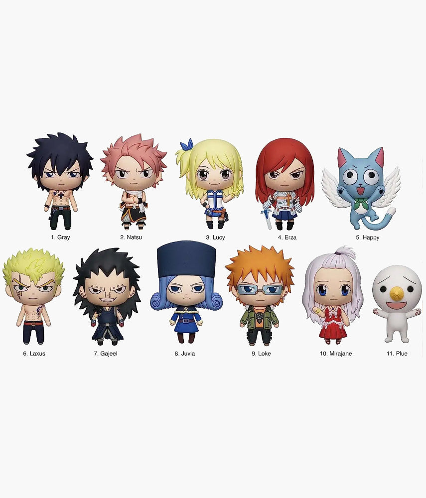 Fairy Tail - Series 1 - 3D Foam Bag Clip – Pickaparty
