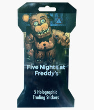 Load image into Gallery viewer, Five Nights at Freddy&#39;s Holographic Trading Stickers - Blind Pack
