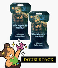 Load image into Gallery viewer, Five Nights at Freddy&#39;s Holographic Trading Stickers - Blind Pack
