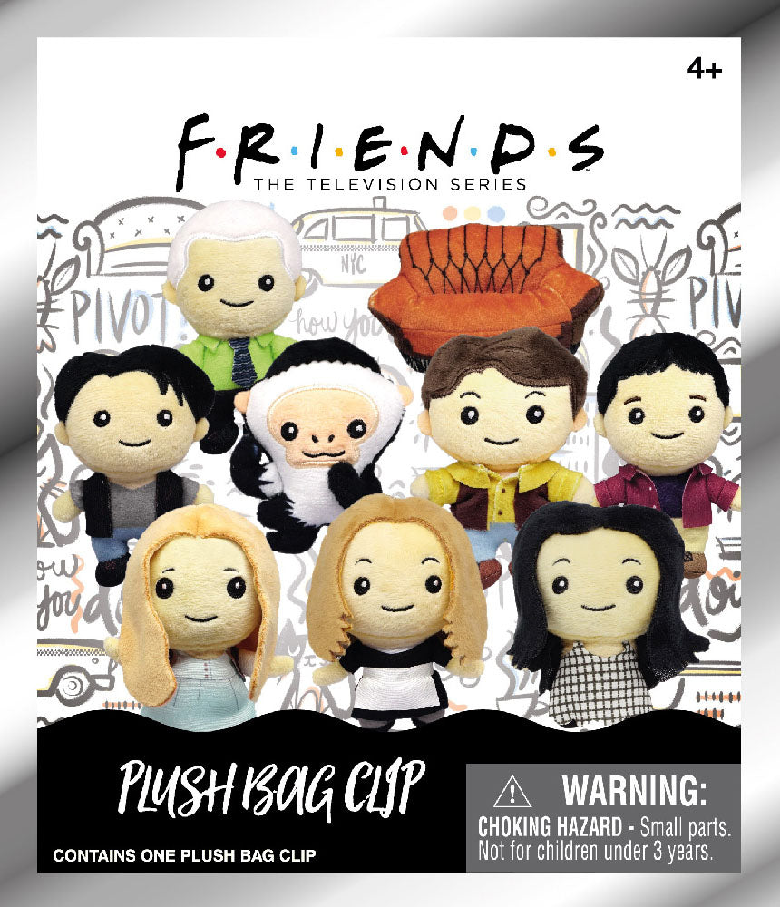 FRIENDS Plush Bag Clip