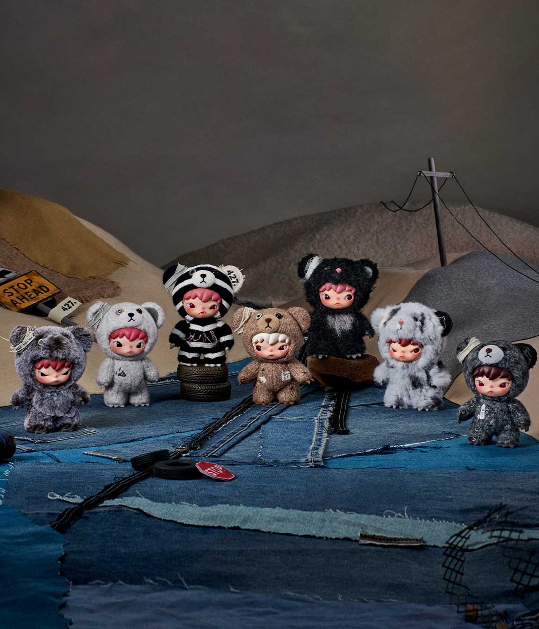 Hirono - Road Journal Series Plush Doll Pendant - Blind Box