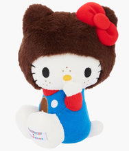 Load image into Gallery viewer, Monchhichi - Hello Kitty x Monchhichi 7" Overalls Plush
