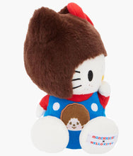 Load image into Gallery viewer, Monchhichi - Hello Kitty x Monchhichi 7" Overalls Plush
