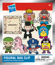 Load image into Gallery viewer, Hasbro Brands - Series 1 - 3D Foam Bag Clip
