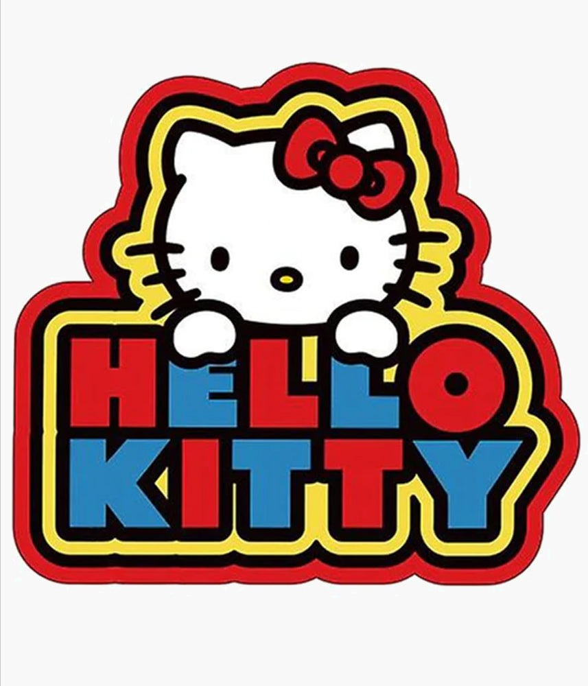 Hello Kitty Logo - 3D Foam Magnet