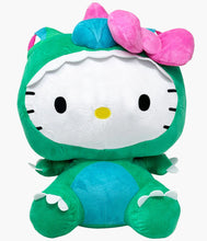 Load image into Gallery viewer, 16&quot; Hello Kitty Dino Plush Backpack
