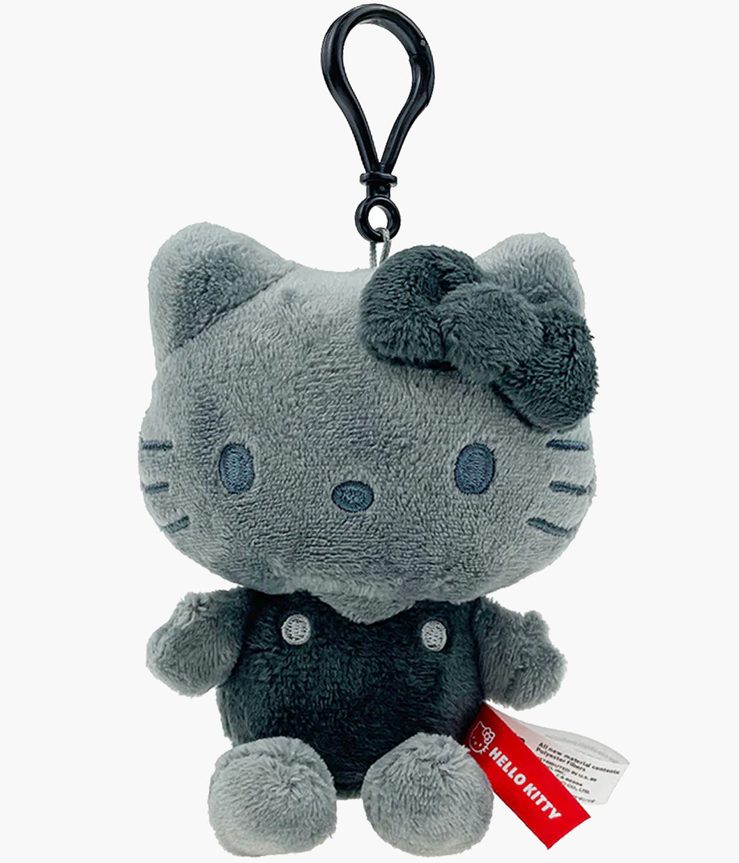 Hello Kitty - 4 Inch Plush Keychain (Monochrome)