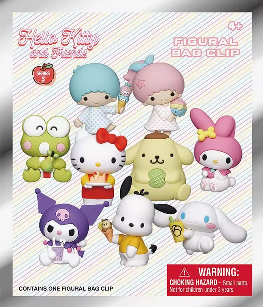 Hello Kitty & Friends - Series 5 - 3D Foam Bag Clip