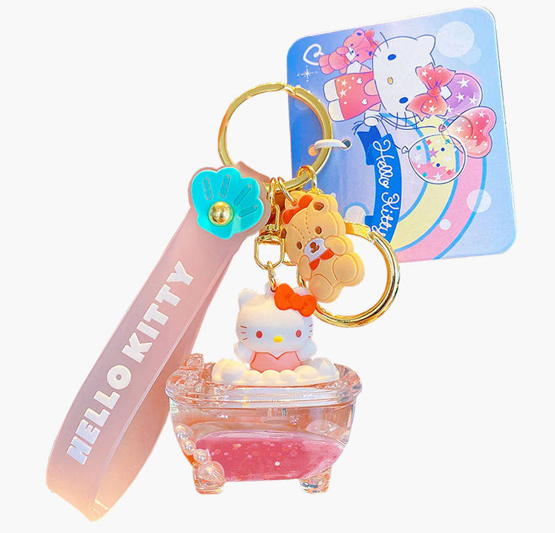 Sanrio Bubble Bath Keychains