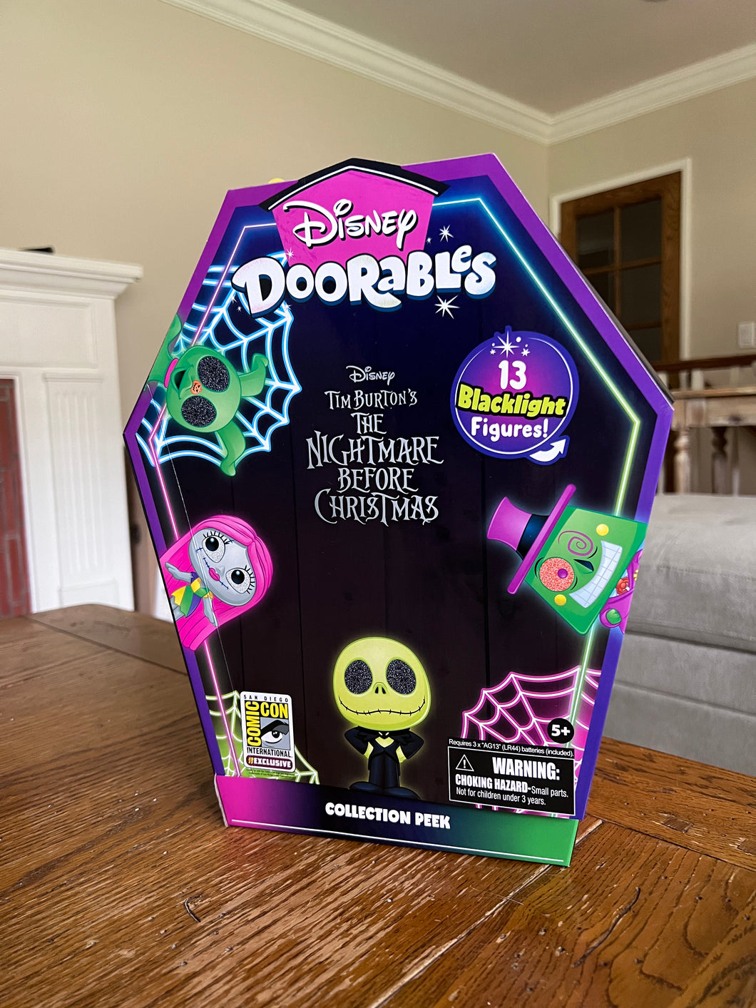 Comic-Con Nightmare Before Christmas Blacklight Doorables