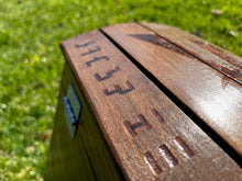 Load image into Gallery viewer, Hand Burned Wooden Storage Trunk - The Legend of Zelda
