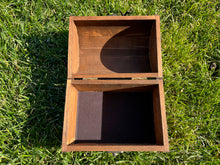 Load image into Gallery viewer, Hand Burned Wooden Treasure Chest - Pikachu
