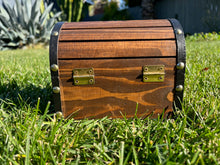 Load image into Gallery viewer, Hand Burned Wooden Treasure Chest - Darth Vader
