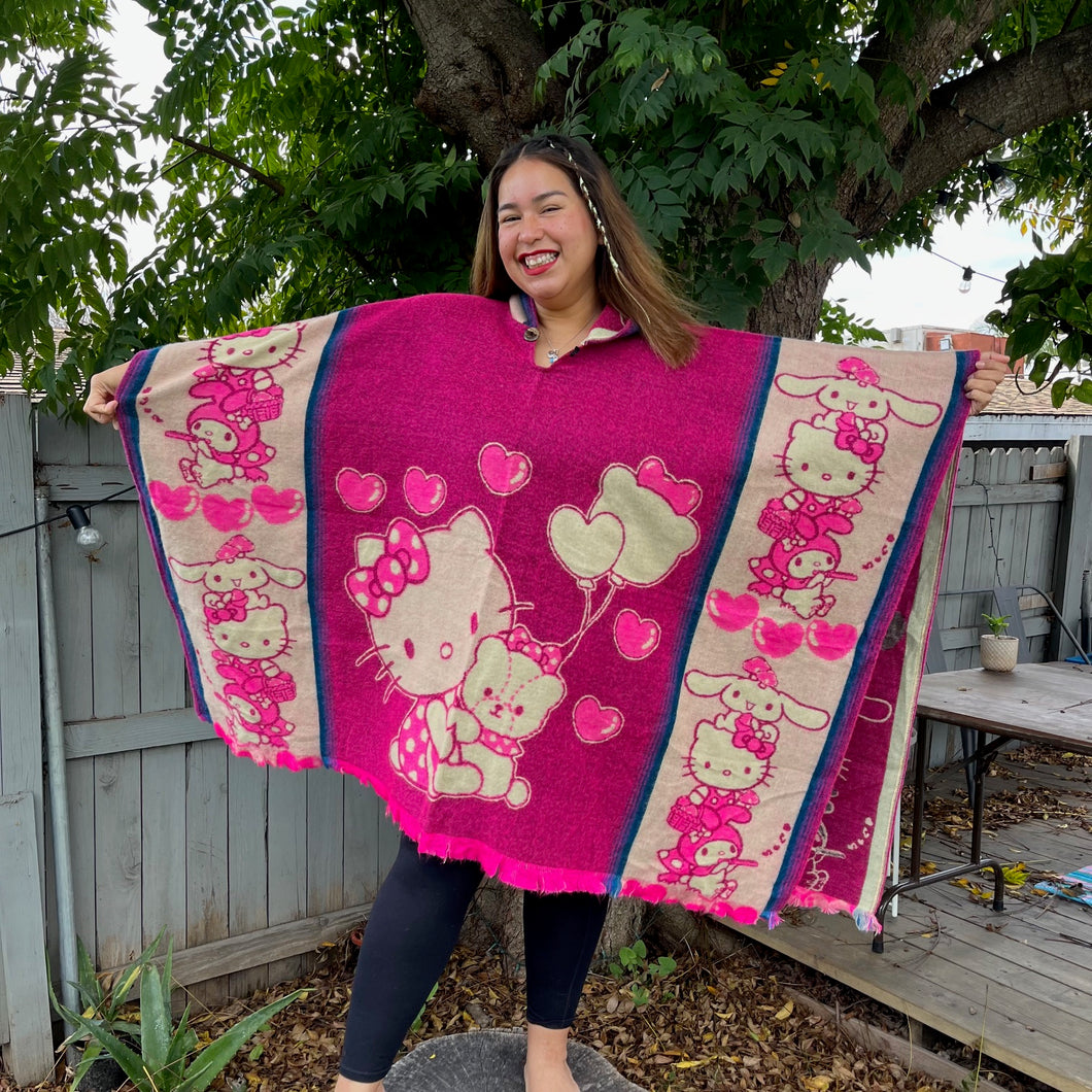 Hello Kitty Poncho - Adult Size