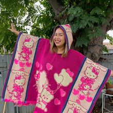 Load image into Gallery viewer, Hello Kitty Poncho - Adult Size
