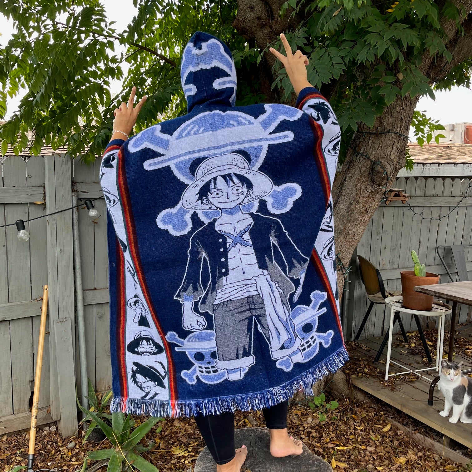 Mexican Style Patchwork Poncho