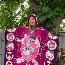 Load image into Gallery viewer, Sanrio Characters Poncho - Adult Size
