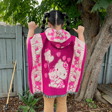 Load image into Gallery viewer, Sanrio Characters Poncho - Youth Size
