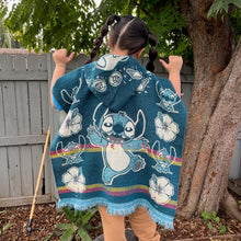 Load image into Gallery viewer, Stitch Poncho - Youth Size
