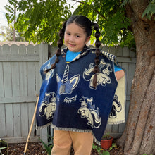 Load image into Gallery viewer, Unicorn Poncho - Youth Size
