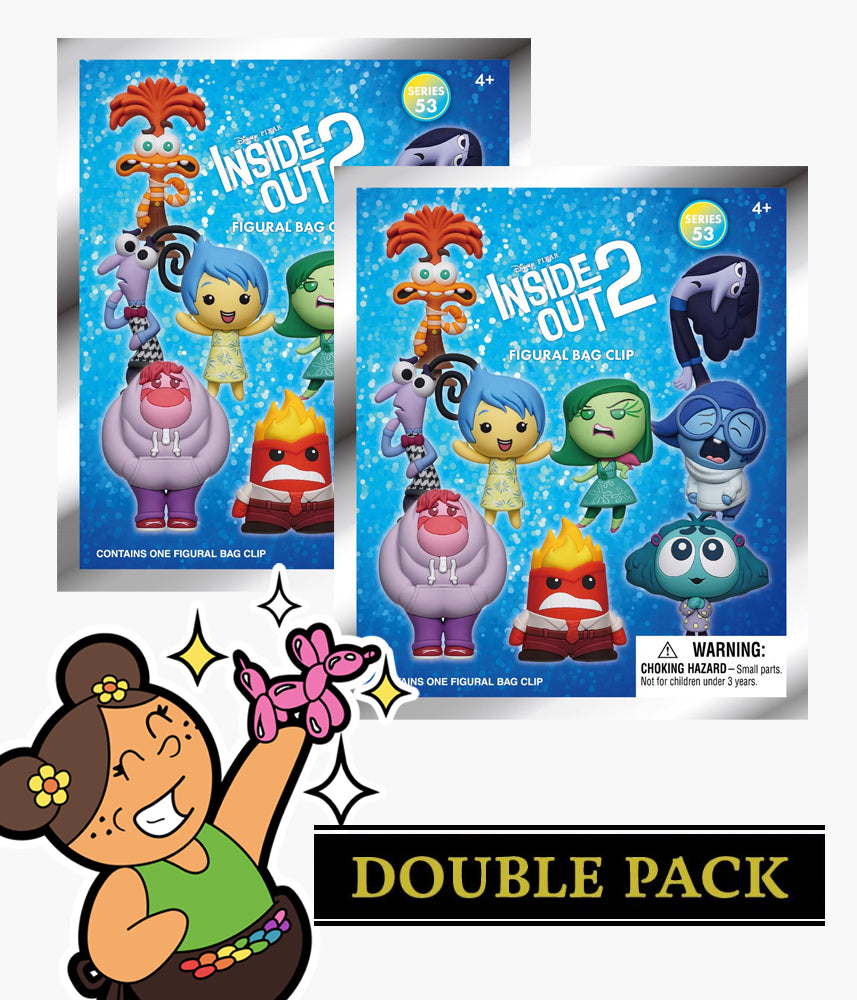 Inside Out 2 - Series 1 - 3D Foam Bag Clip – Pickaparty