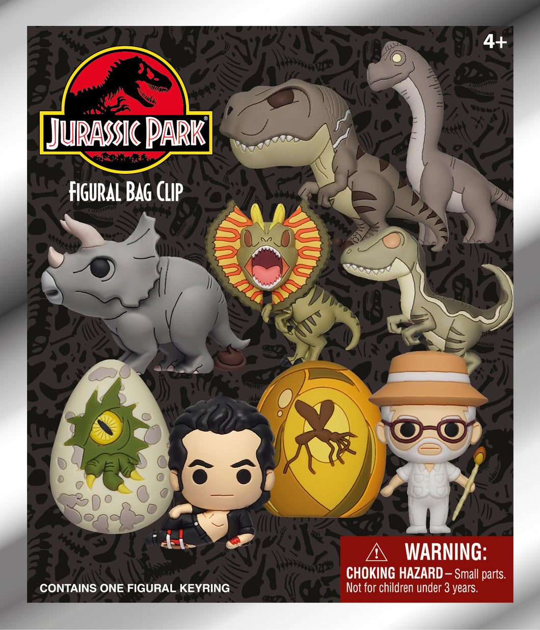 Jurassic Park - 3D Foam Bag Clip