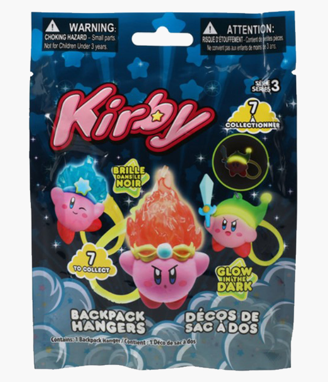 Kirby - Glow In The Dark - Backpack Buddies Blind Bag