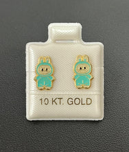 Load image into Gallery viewer, Labubu - 10KT. Gold Earring Collection
