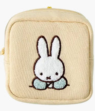Load image into Gallery viewer, Miffy Mini Square Cotton Pouch - Beige
