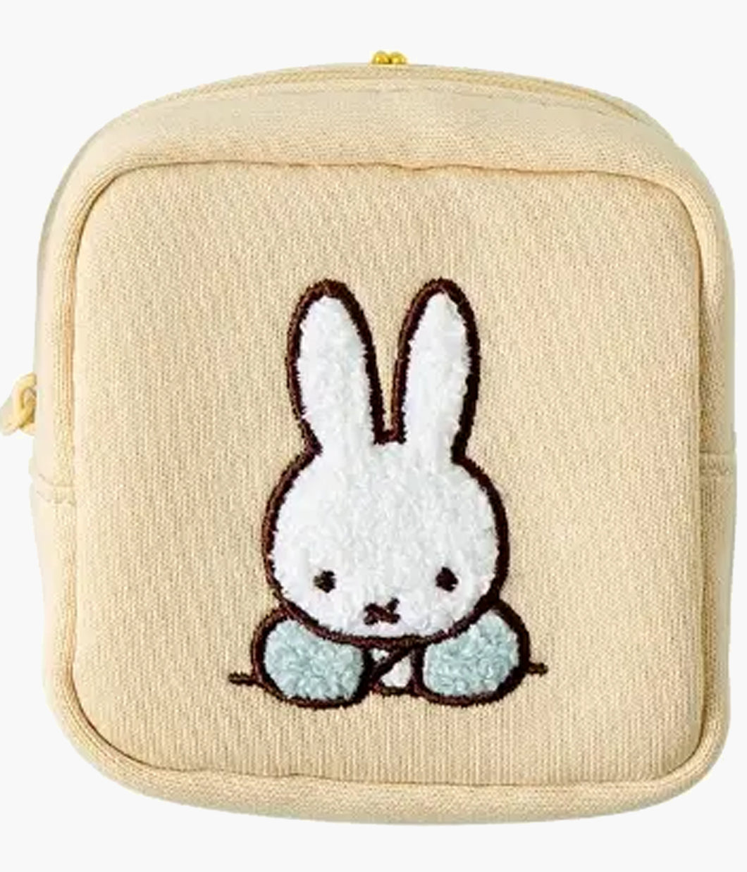 Miffy Mini Square Cotton Pouch - Beige
