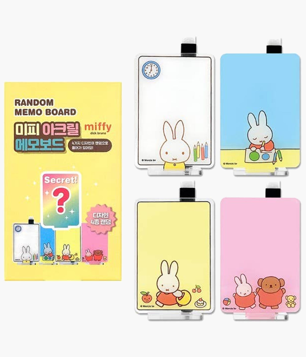 Miffy Desktop Dry Erase Board Blind Box