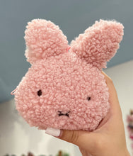 Load image into Gallery viewer, Miffy Fluffy 3D Face Multi Pouch Purse - Pink
