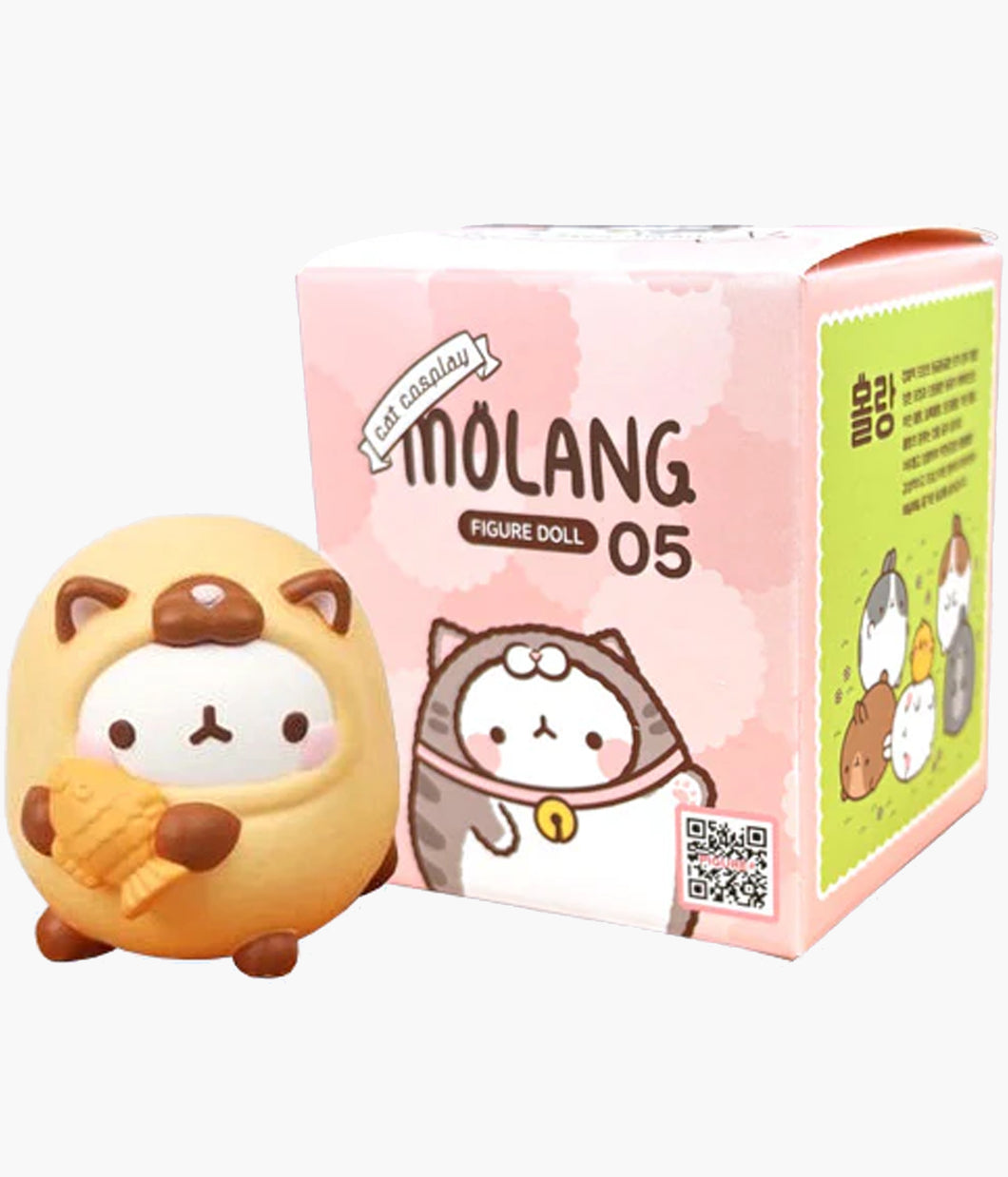 Molang Lazy Cat Costume Figure - Blind Box