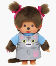 Load image into Gallery viewer, Monchhichi - Cat Overall Plush Doll
